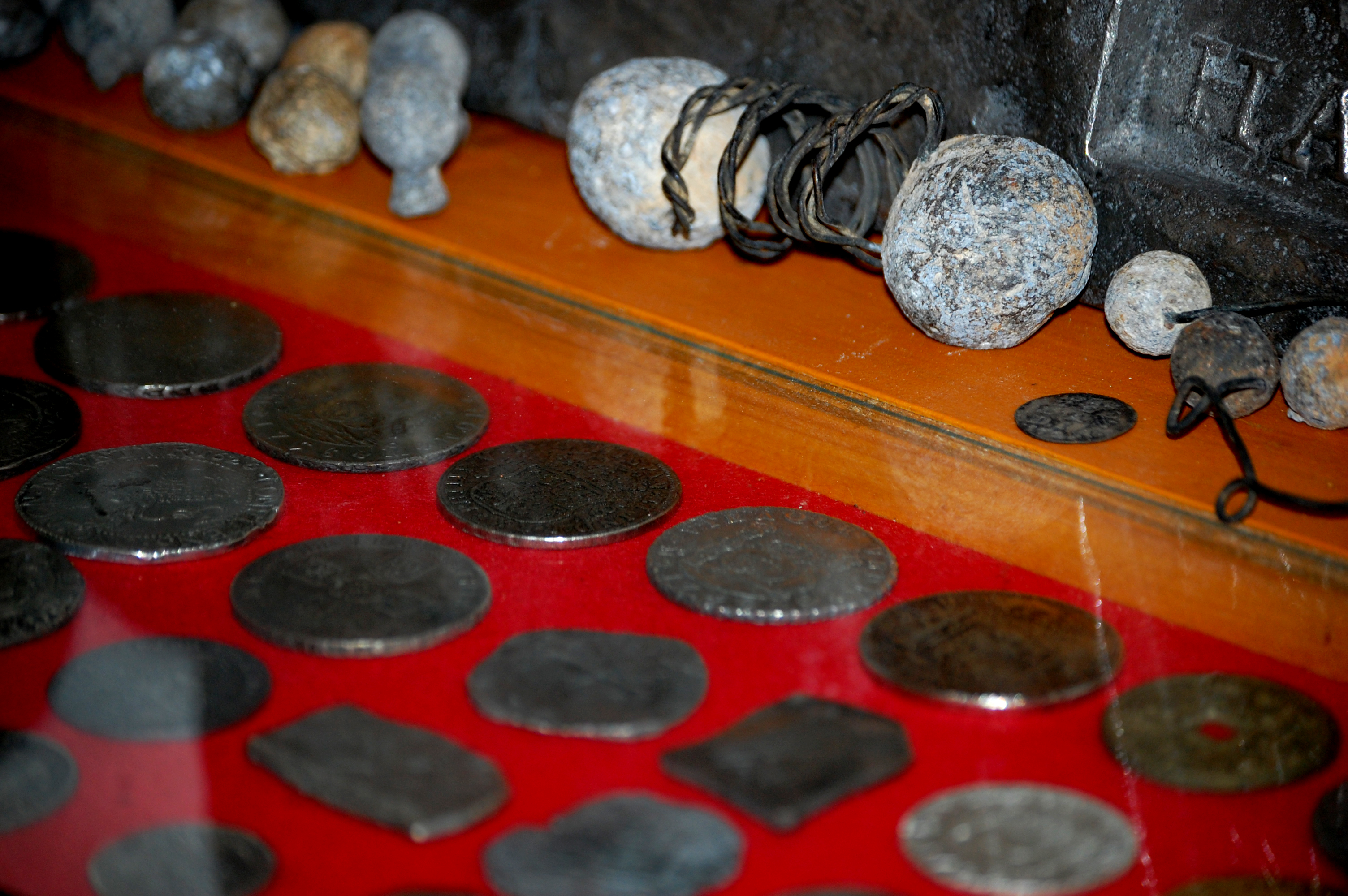 Richard Larn's shipwreck artefacts
