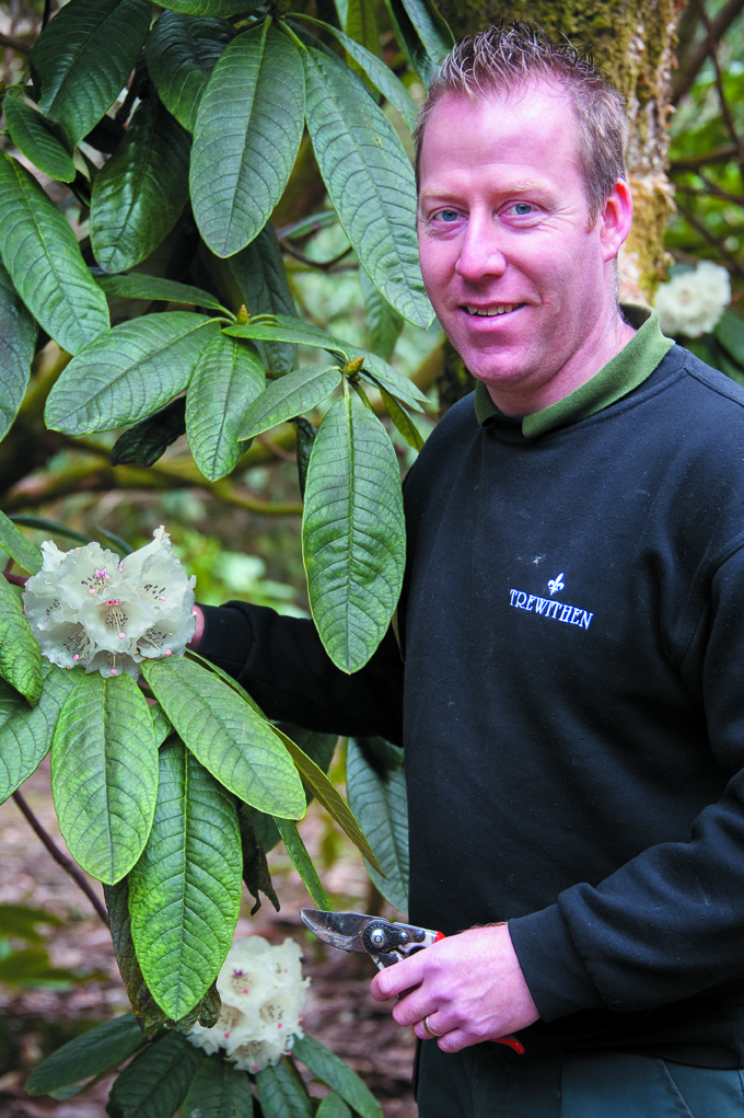 Gary Long at Trewithen.